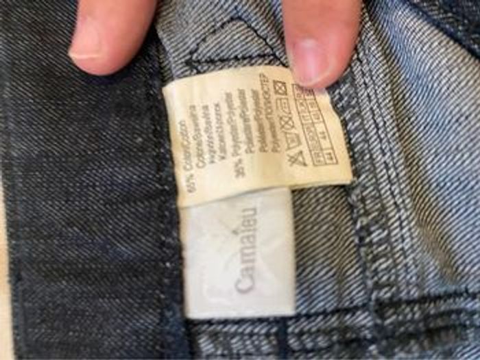 Jupe en jean vintage Camaïeu – Taille 44 - photo numéro 3