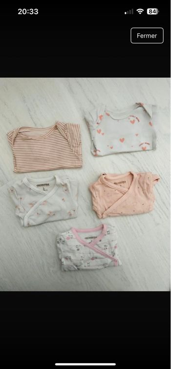 Lot 5 bodies 3 mois