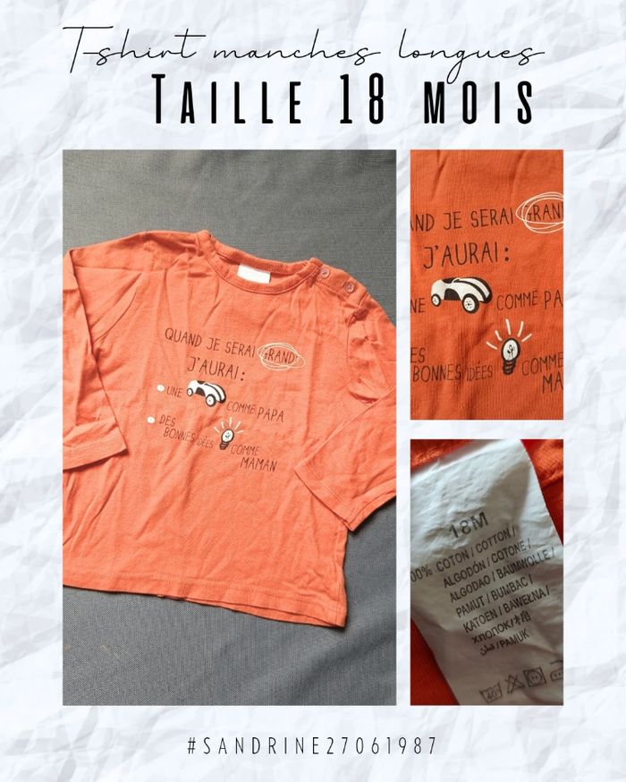 T-shirt ML orange