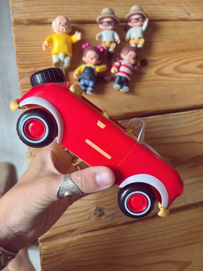 Voiture Monchhichi vintage avec 5 personnages kiki - photo numéro 6