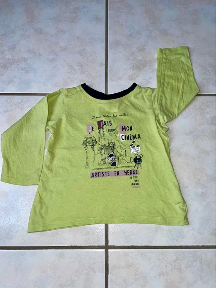 Lot de 4 tee shirts ML 18 mois - photo numéro 5