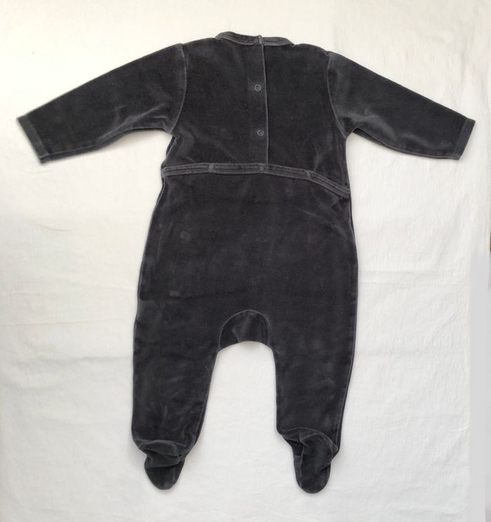 Pyjama velours Marèse 12 mois - photo numéro 2