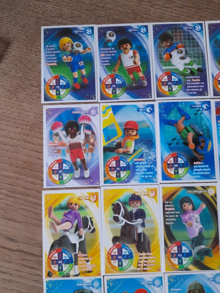 Lot 24 cartes Playmobil Neuf - photo numéro 2