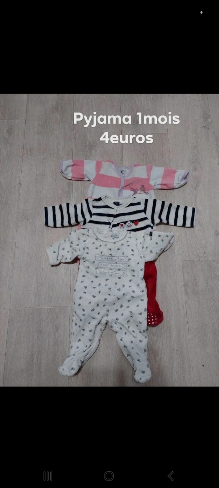 Lot Pyjama 1mois