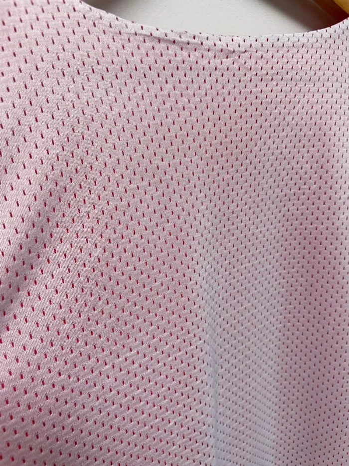 Reversible Mesh tank top jersey débardeur maillot sports red white Large - photo numéro 6