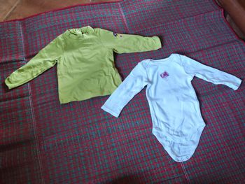 Lot de 2 vêtements fille bébé 9 mois Orchestra et Prémaman