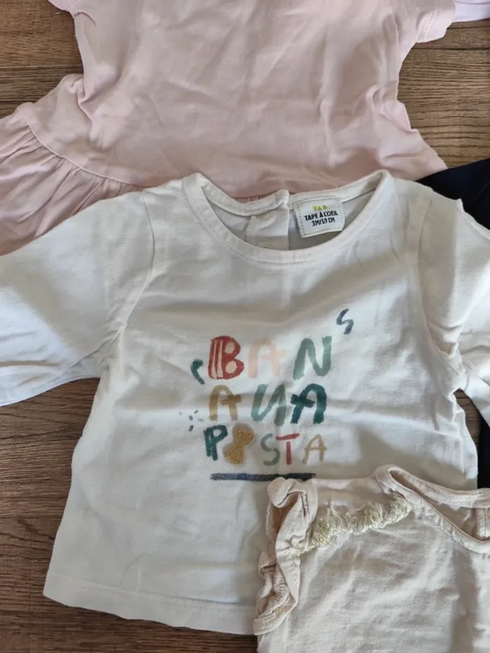 Lot de t-shirt 3 mois - photo numéro 3