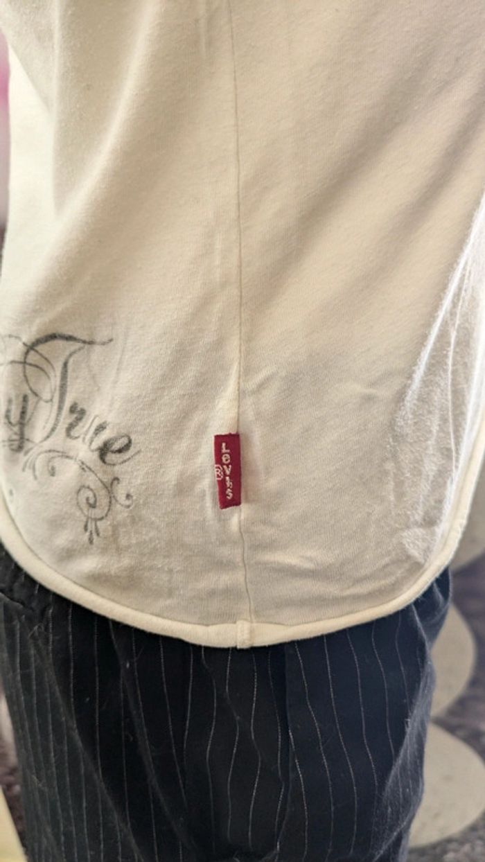 T-shirt Levi's blanc the visionary - photo numéro 3