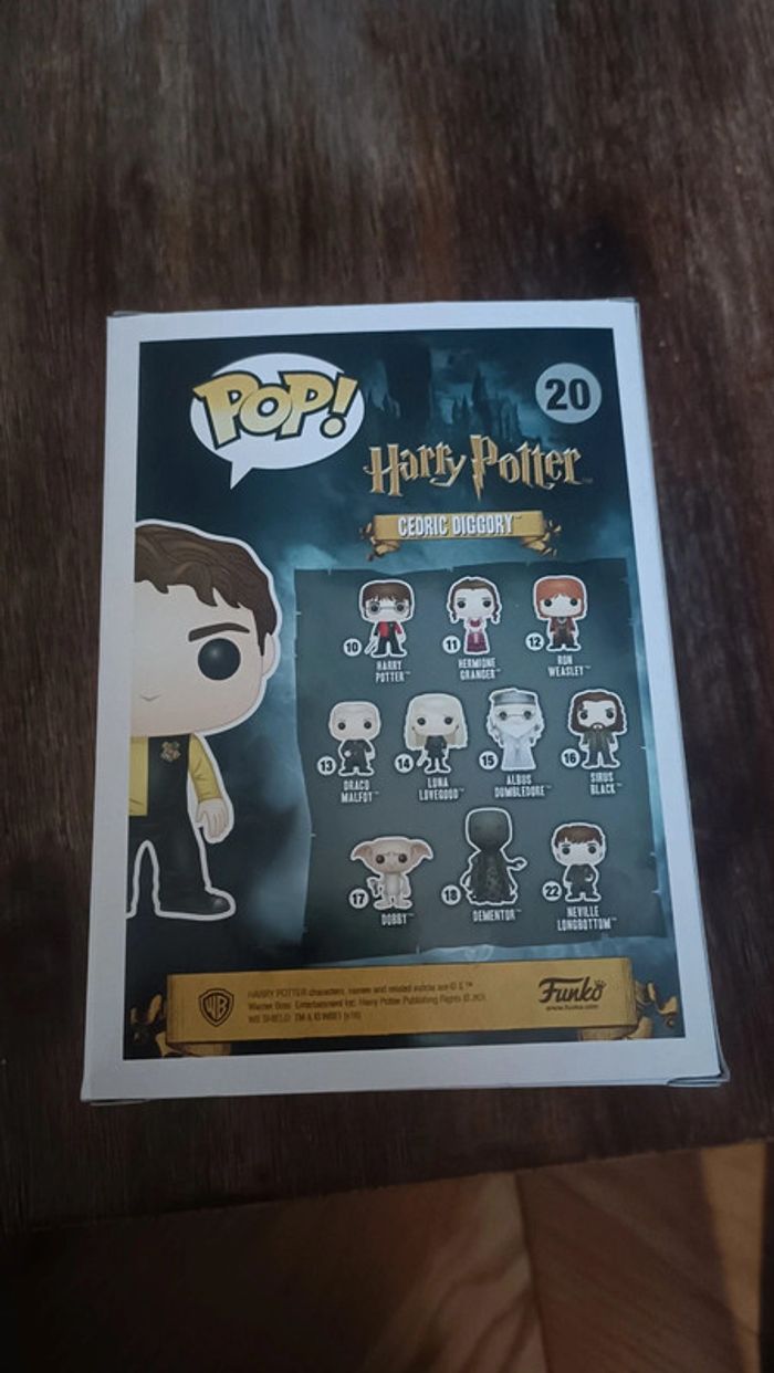 Funko pop Cédric diggory 20 - photo numéro 2