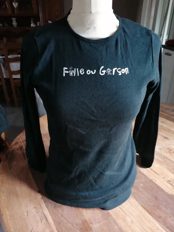 Tee shirt manches longues grossesse 34/36