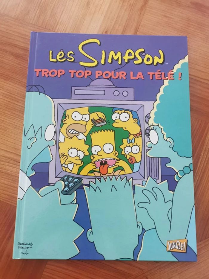 Lot de 4 BD Simpsons