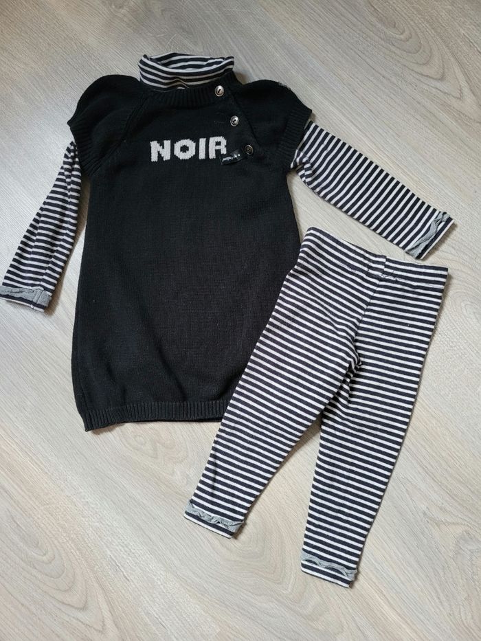Robe + legging 2 ans 92 cm Orchestra - photo numéro 4