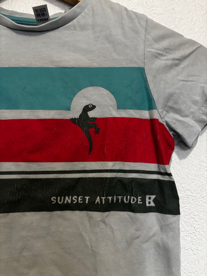 T-shirt bleu okaidi - photo numéro 3