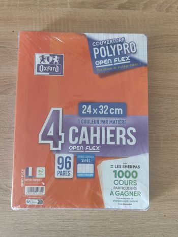 Cahier oxford