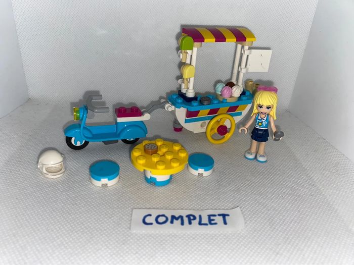Lego Friends 41389 le chariot de crème glacée complet