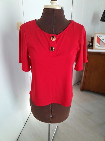 Tee shirt camaieu manches évasées