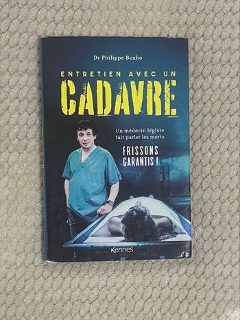 livre entretien avec un cadavre phillipe bichon 