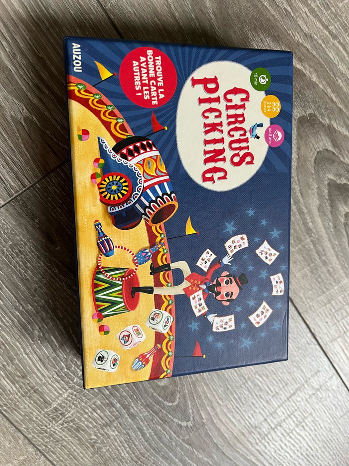 Jeu de société enfants circus picking