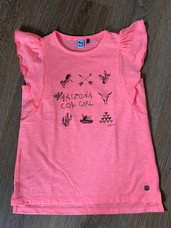 Tee shirt 3 pommes fille 5 / 6 ans neuf