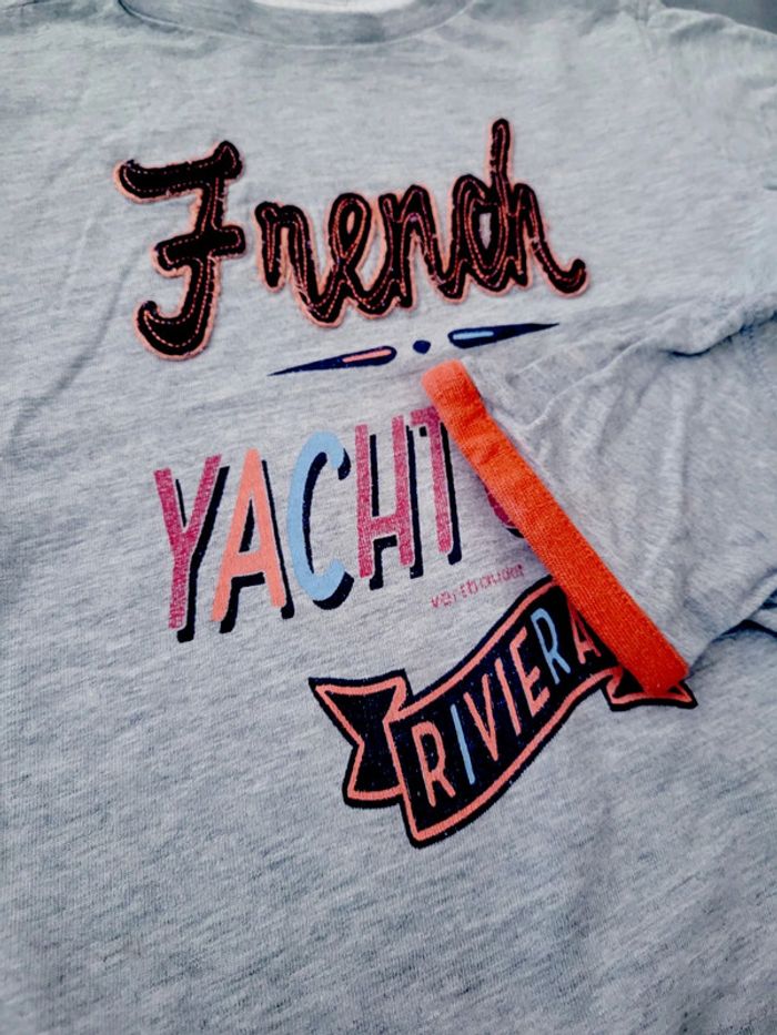 Garçon (taille 3 ans) : tee shirt French Yacht Club - photo numéro 2