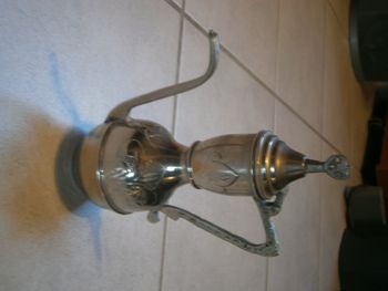 Bibelot théière en métal argenté