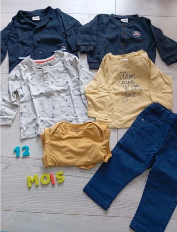 Lot tenues 12 mois