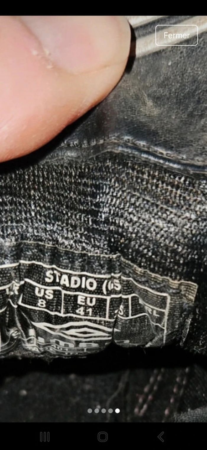 Chaussures crampons foot taille 41 - photo numéro 3