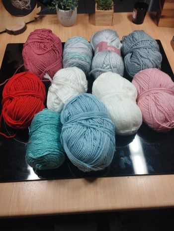 Lot Pelotes de laine