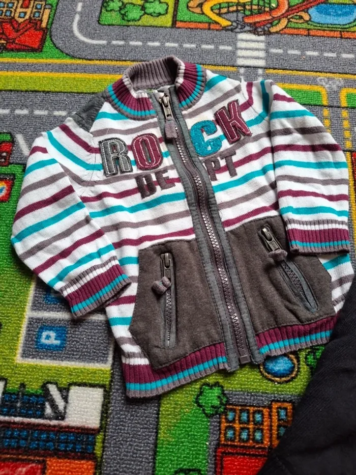 Lot de 2 gilets fins sans capuche - photo numéro 3