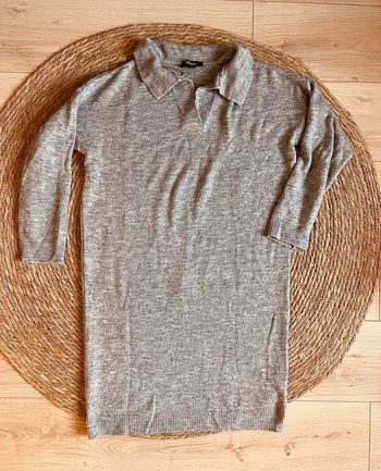 Robe pull grise T38
