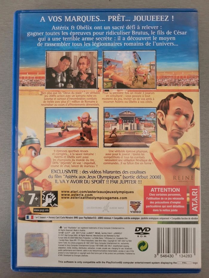 Jeux vidéo PS2 Astérix aux jeux olympiques - photo numéro 2