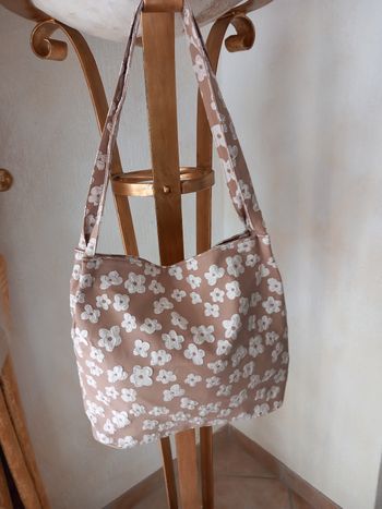 Sac cabas fleuri