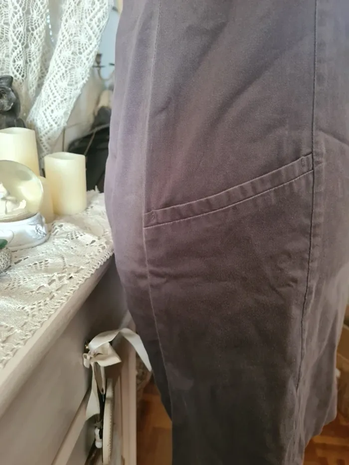 Robe marron glacé Naf Naf Taille 38 - photo numéro 3