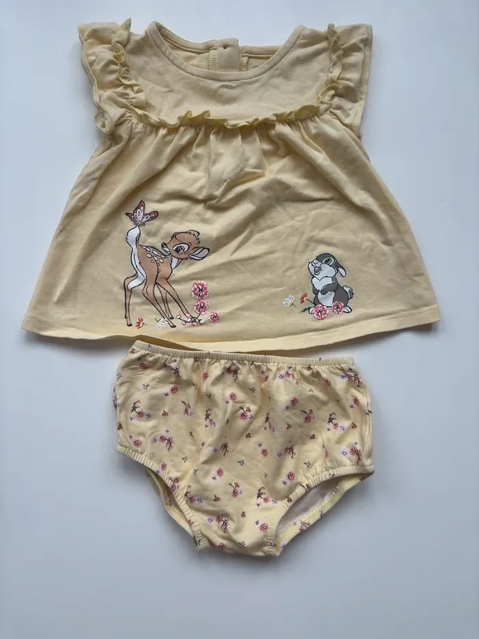 Ensemble jaune Bambi