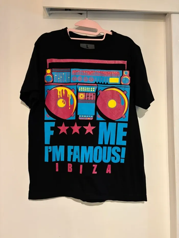 Joli tee shirt Ibiza thème radio taille L - 40 - photo numéro 2