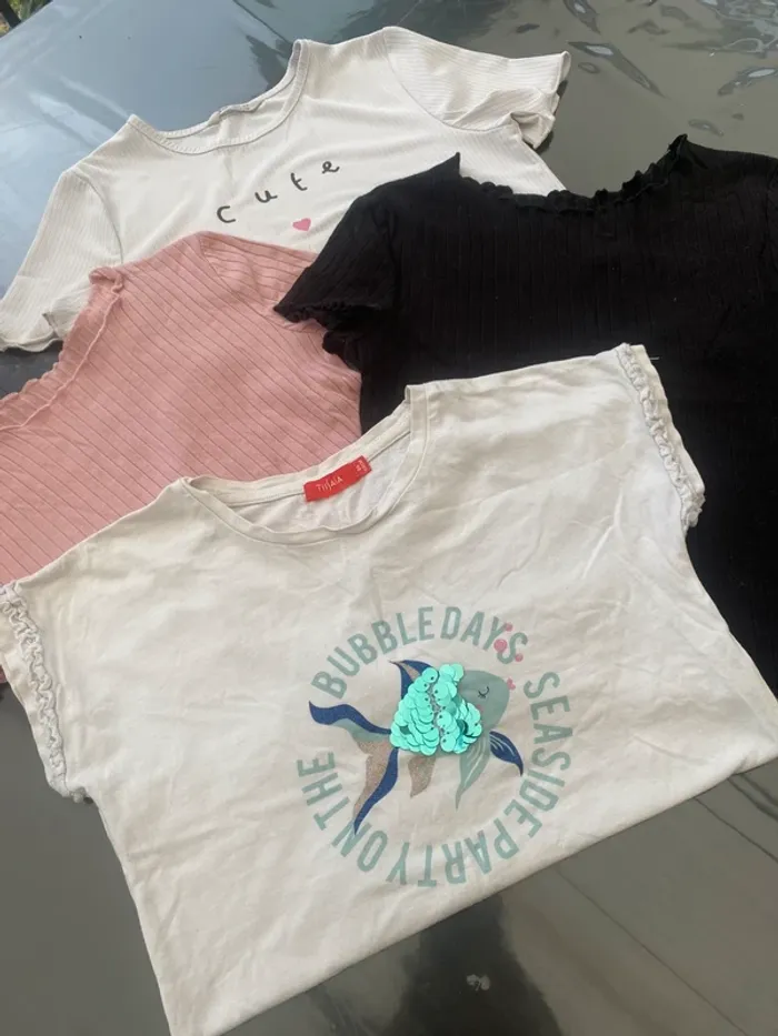 Lot de 4 top