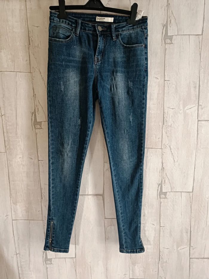 Jean skinny bleu - photo numéro 2
