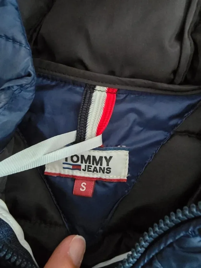 Doudoune bleu marine Tommy - photo numéro 3