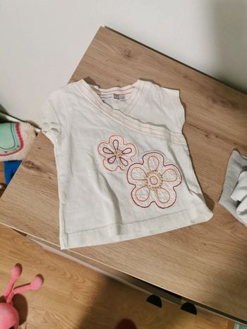 Tee shirt crème 2 ans