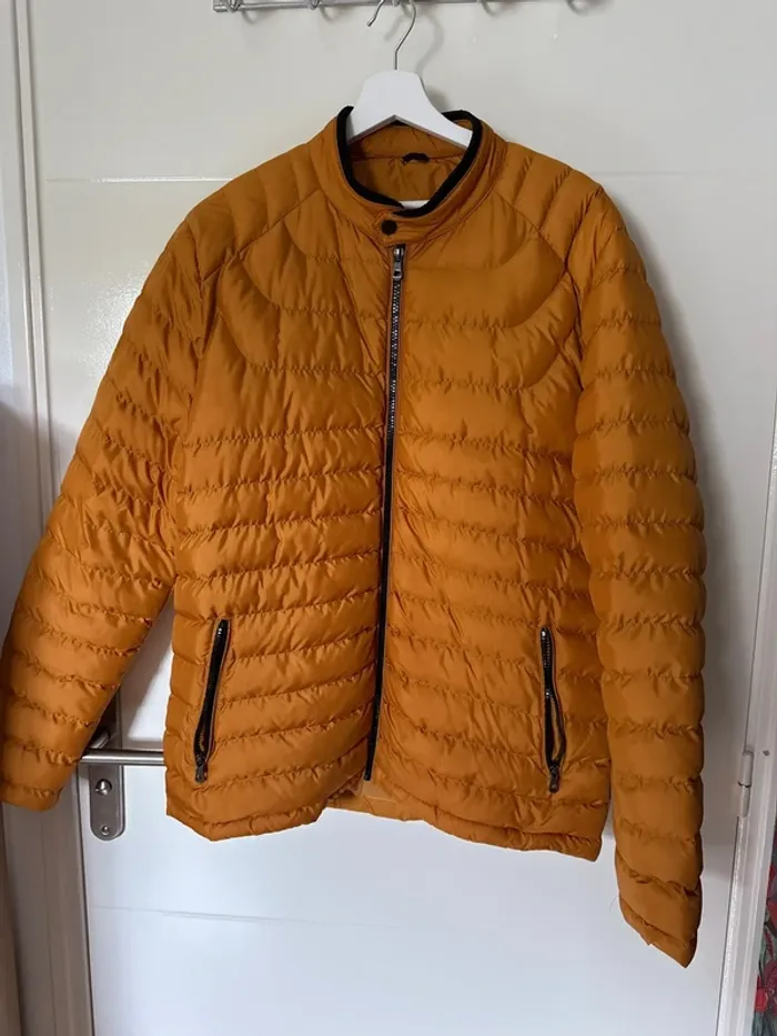 Blouson homme moutarde