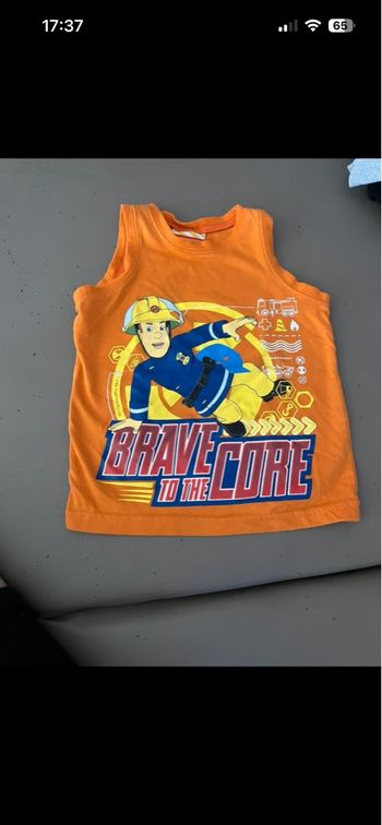 Débardeur Sam le Pompier