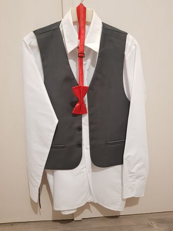 Ensemble Tailleur Garçons 3 pièces + chemise + nœud papillon