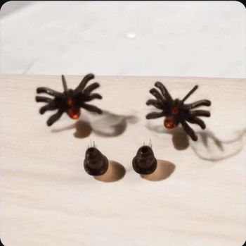 Boucles d'oreilles araignées 🕷 🕷