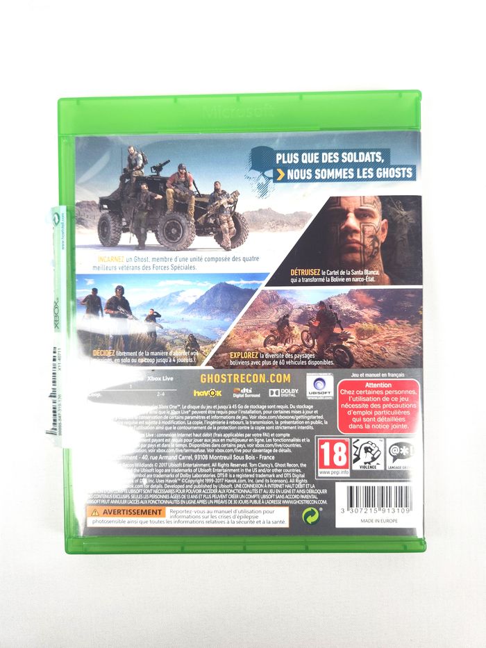 Jeu Xbox One Ghost Recon Wildlands FR - Très Bon État - photo numéro 3