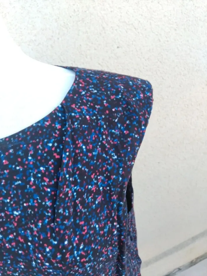 Robe  atypique Comptoir des cotonniers t42 100% viscose - photo numéro 9