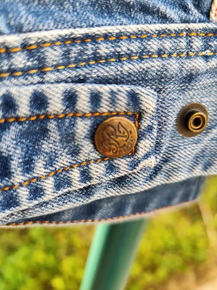 Blouson en jean bleu Replay taille M - photo numéro 10