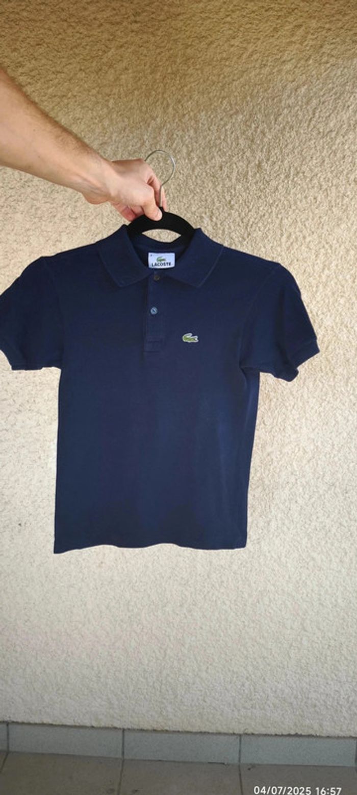 Polo Lacoste enfant Taille 8ans Bleu