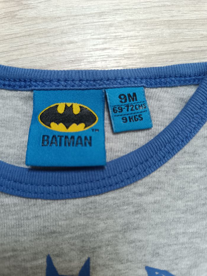 Body manches longues Batman 9 mois - photo numéro 3