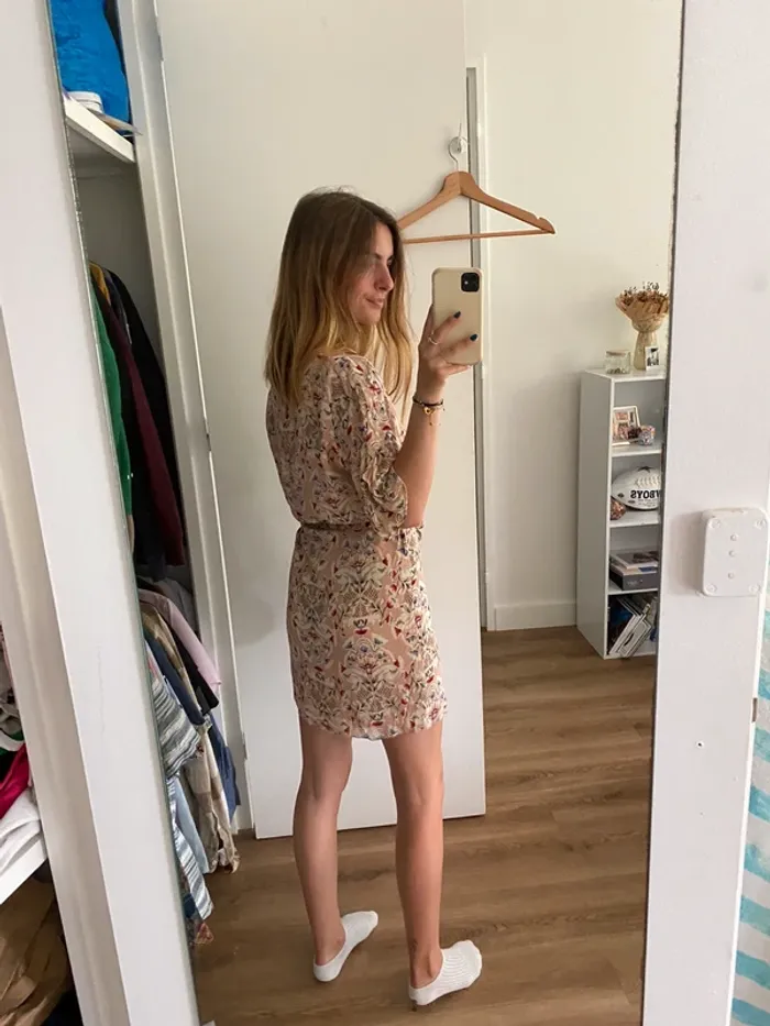 Robe rose à motif - IKKS - photo numéro 2