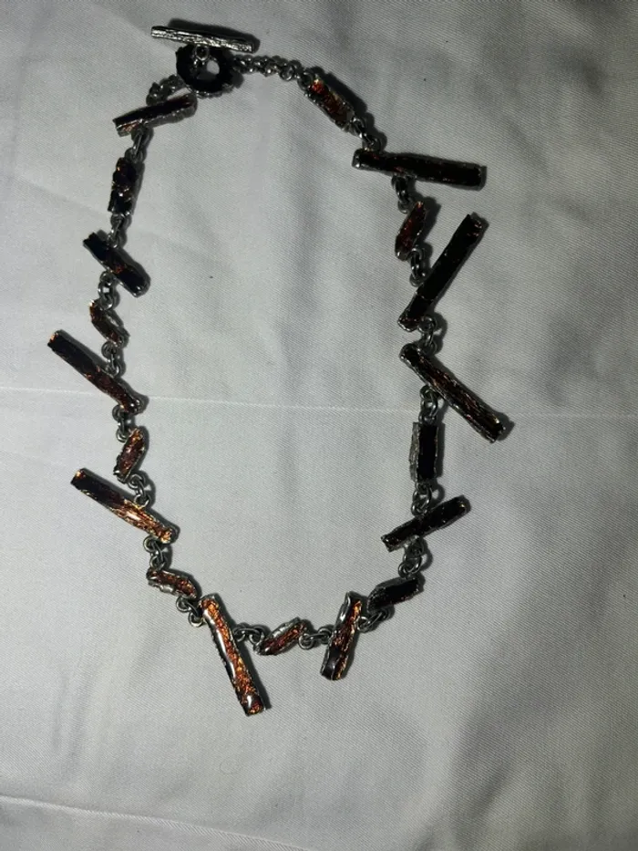 Collier vintage en pierre - photo numéro 4